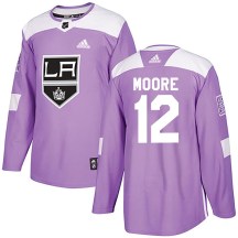 Lakingsgameused Trevor Moore Playoff Game-Used Home Jersey (2022-2023)